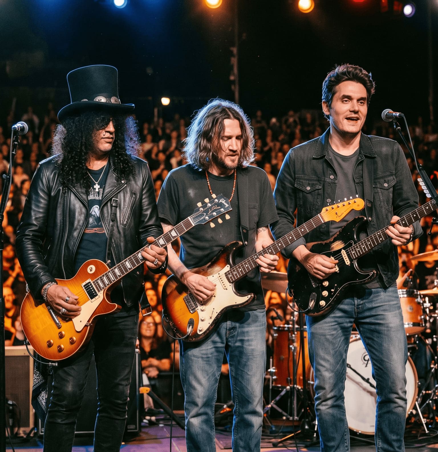Menos é mais - Slash, Frusciante e John Mayer